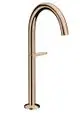 AXOR-HG-AXOR-One-Waschtischmischer-Select-260-fuer-Waschschuesseln-mit-Push-Open-Ablaufgarnitur-Polished-Red-Gold-48030300 gallery number 1